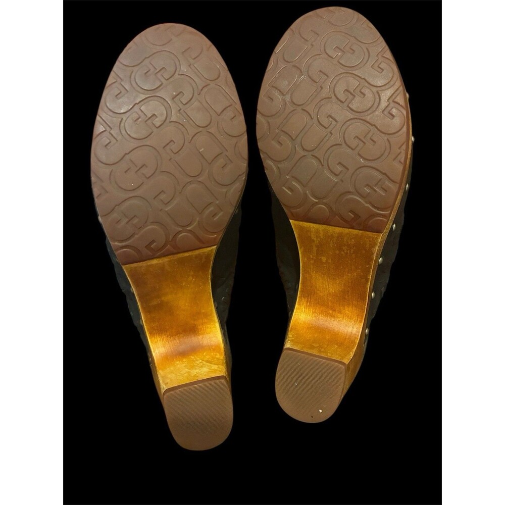 UGG Black Leather Mules - Picture 7 of 7
